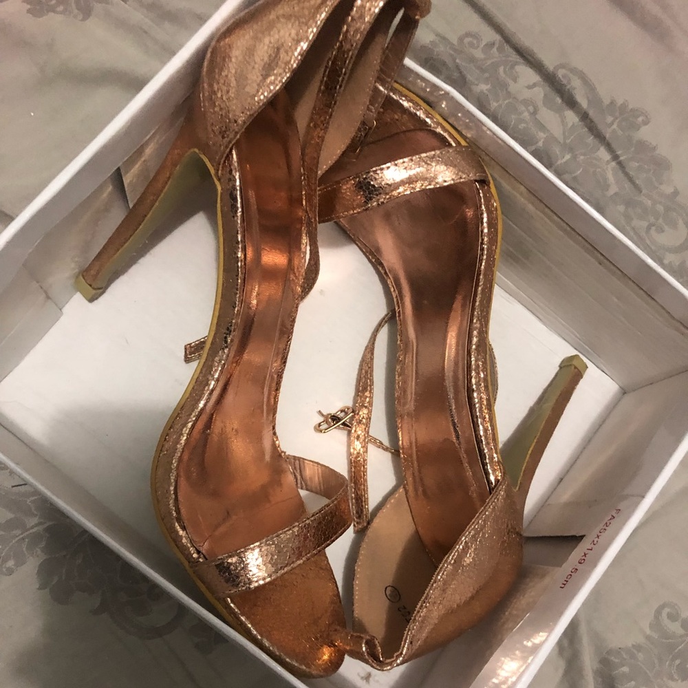 Rose Gold heels